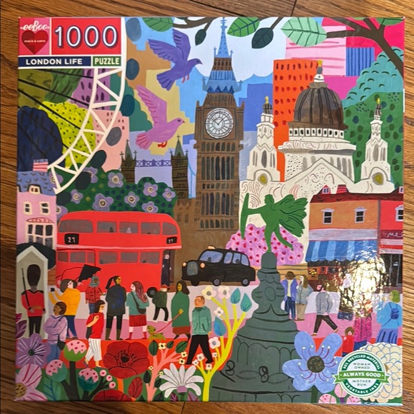 eeboo Other - Eeboo London Life 1000 Piece Puzzle